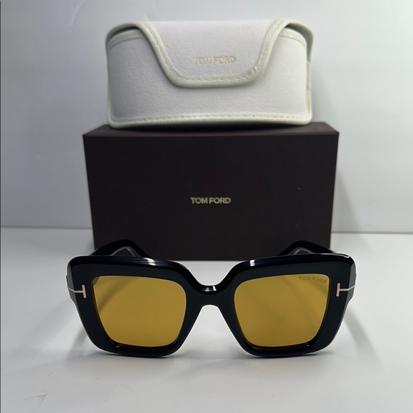 Tom Ford Black and Yellow Sunglasses Bold Design main image 9